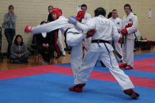 Taekwon-do sparring